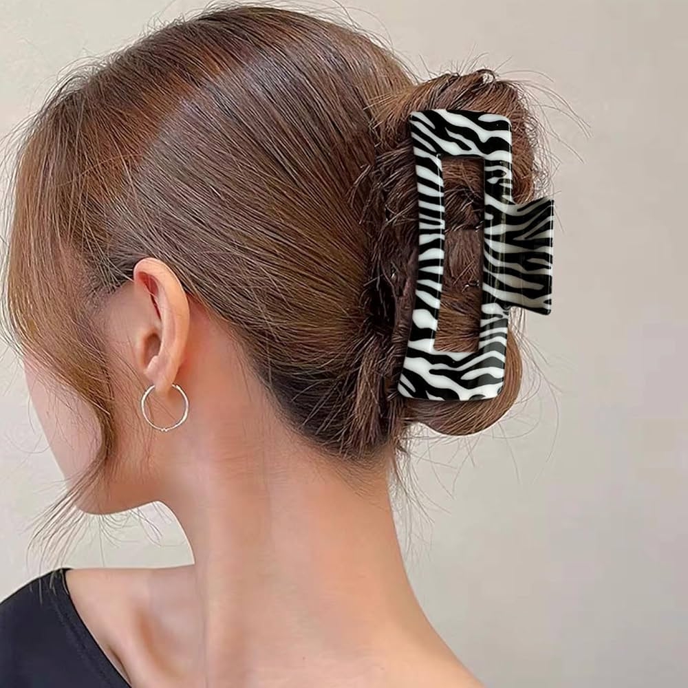 毎日使いたい！スコッティー ヘアクリップ 大 ゼブラ 毎日使いたい！スコッティー ヘアクリップ 大 ゼブラ
